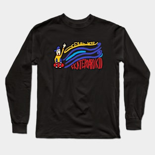 skateboard kid Long Sleeve T-Shirt